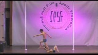 WORLD POLE SPORTS 2013  IPSF  MASAYO amp KAZUYA  JAPAN  DOUBLES [upl. by Maddalena]