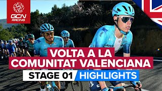 Volta A La Comunitat Valenciana 2022  Stage 1 Highlights [upl. by Orsa62]