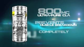 CLA  Platinum Pure CLA by MuscleTech [upl. by Ahsertal563]