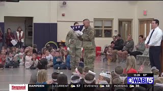 Central Community Elementary School honors local veterans [upl. by Notserc]