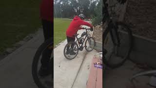 Motorized Bike Burnout GONE WRONG [upl. by Aniat]