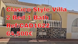 64500€ Clasico style Villa refCAD1622 Spanish house tour [upl. by Nevram727]