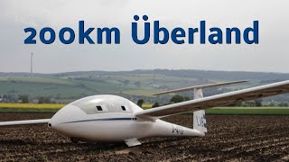 Segelfliegen  200km Überlandflug  Außenlandung  Segelflugausbildung [upl. by Eniak560]