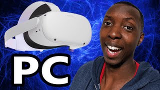 Connect Oculus Meta Quest 2 To PC  Play Steam Games w Oculus Link in 2022 Simple Easy Tutorial [upl. by Annahc]