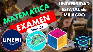 EXAMEN RESUELTO✅Universidad Estatal de Milagro UNEMI 50 Preguntas Admisión Primer Periodo SENESCYT [upl. by Ettelrahc92]