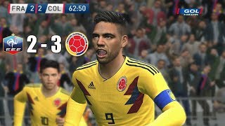 Recreación FRANCIA 23 COLOMBIA  Amistoso Internacional [upl. by Nitsuj]