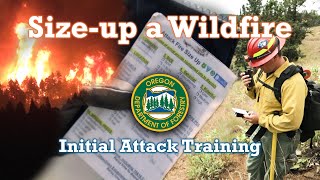 How to SizeUp a Wildfire  Initial Attack Training [upl. by Issy]