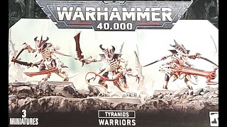 Lets Build EP 99 Tyranid Warriors for Games of 40K [upl. by Ycak]