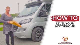 How To Level your motorhome [upl. by Eniamrehc295]