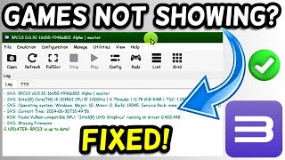RPCS3 Games not showing up FIX [upl. by Ula176]