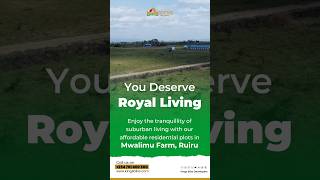 Schedule a free site visit today and discover your royal retreat Call us 0701 400 500 landforsale [upl. by Annairb]