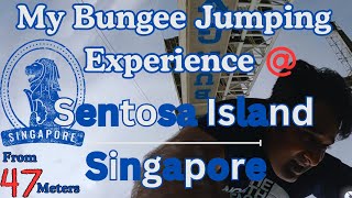 Bungee Jumping  Bungee Jumping at Sentosa Island Singapore  Aj Hackett  Bungy Jumping Singapore [upl. by Atalie]