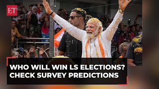 Lok Sabha Elections 2024 NDA likely to win 323 seats INDIA bloc at 163 ETG survey predicts [upl. by Procora]