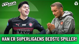 HAN ER SUPERLIGAENS BEDSTE SPILLER  Verdens Lækreste Superliga [upl. by Roselin730]