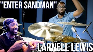 Professional Drummer Reacts to Larnell Lewis Hears quotEnter Sandmanquot For The First Time [upl. by Kendrah694]