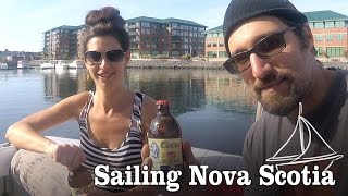 Boat Hits Dock amp Trawler Tour  Episode 9 Sailing Nova Scotia [upl. by Mirabelle]