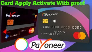 How to apply payoneer card  Activate payoneer card  payoneer card benefits [upl. by Yrrad544]