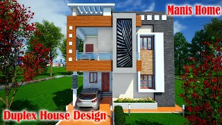 duplex house design 30x40 – manis home [upl. by Leisam75]