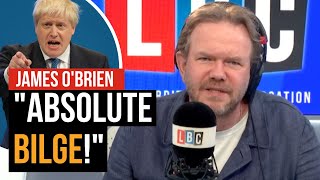 Boris Johnson resigns as MP James OBriens definitive takedown  LBC [upl. by Aisad]