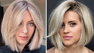 Hairstyles To Help You Look Younger And More Fashionable  Trendy Short Bob Haircuts Women in 2023 [upl. by Gerc39]