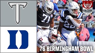 76 Birmingham Bowl Troy Trojans vs Duke Blue Devils  Full Game Highlights [upl. by Patti]