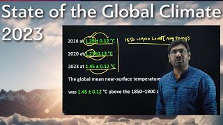 State of the Global Climate 2023 by WMOSANTHOSHSIR APPSC SCIENCETECH AMARAVATHI ONLINE ACADEMY [upl. by Nennek]