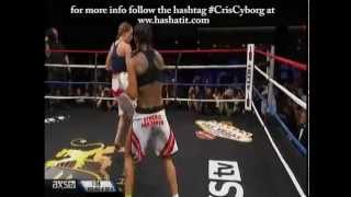 Cris Cyborg vs Jorina Baars Lion Fight 14 Video [upl. by Kataway596]