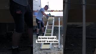 That Ryobi drill made a great hammer diy contractor woodworking construction [upl. by Mert]