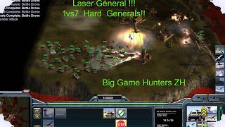 Laser General 1 vs 7 Hard Generals Game Crashed [upl. by Hake]