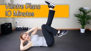 Vientre Plano Rutina Abdominales 10 minutos Ejercicios en Casa [upl. by Yona]