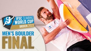 Mens Boulder final  Brixen 2022 [upl. by Seeto436]