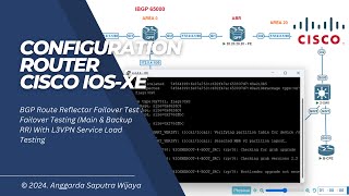 How To Configuration Router Cisco IOSXE 170302 In PNETLAB  BGP Route Reflector Failover Test [upl. by Eimot]