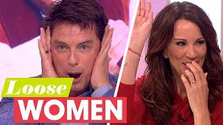 John Barrowman Gets Andrea to Confess to Being Very Naughty  Loose Women [upl. by Ettezyl]