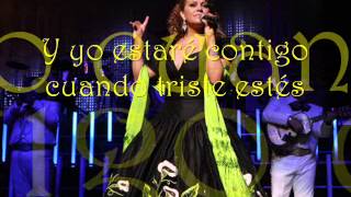 Jenni Rivera yo estare contigo cuando triste estes LETRA [upl. by Grissel113]