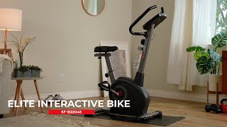 Sunny Health amp Fitness Elite Interactive Series Exercise Bike SFB220045 [upl. by Edwine]