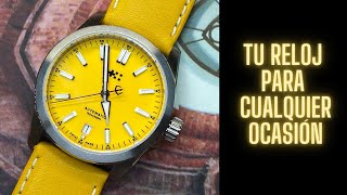 ¿Volvería a comprar un Christopher Ward  RESEÑA del Sealander C63 New yellow forest 36mm [upl. by Trebuh]