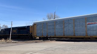 CSX ST70AH 8905 Fostoria OH 31421 [upl. by Nevarc]