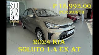 2024 Kia Soluto 14 EX AT Review Downpayment amp Monthly [upl. by Otero]