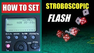 High Speed Photography  Stroboscopic Flash settings for stroboscope light [upl. by Haim781]