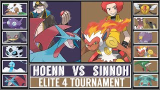 Quarterfinal HOENN vs SINNOH  Elite 4 Pokémon Tag Team Tournament Battle 2 [upl. by Izawa]