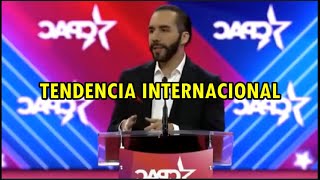 Bukele es tendencia internacional después de su impactante discurso [upl. by Neztnaj]