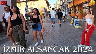 IZMIR ALSANCAK 2024 Walking Tour  4k UHD 60fps  İZMİR TÜRKİYE [upl. by Atlee]