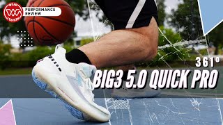 361° BIG3 50 Quick Pro One of the Best Basketball Shoes of 2024 [upl. by Nissa]