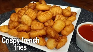 Bubble Potato Chips  Crispy French fries  Potato Snacks Recipe [upl. by Boyse]