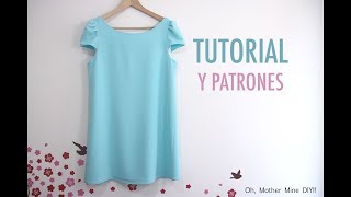 Costura Vestido para mujer patrones gratis [upl. by Einram278]