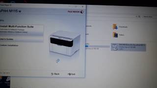 Fuji Xerox DocuPrint 115W Driver Install for Network WiFi In Computer Simple easy Install [upl. by Hoehne782]