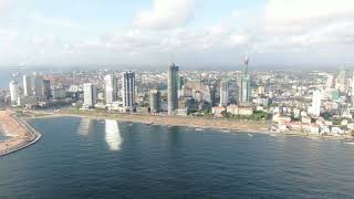 Colombo Port City Development Project Bird Eye View [upl. by Rhody810]