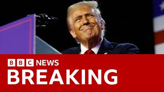 US election Donald Trump declares victory  BBC News [upl. by Airat]