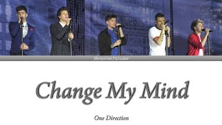 One Direction  Change My Mind Color Coded Lyrics [upl. by Nolla]