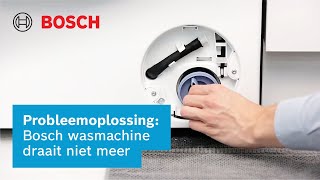 Probleemoplossing Bosch wasmachine draait niet meer  Complete Gids  Bosch Home België [upl. by Winton]